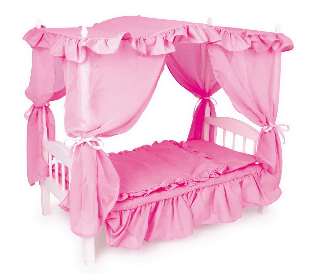 canopy doll bed