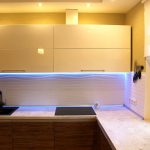 lighting headset in the kitchen interior ideas