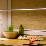 lighting headset in the kitchen photo decoration