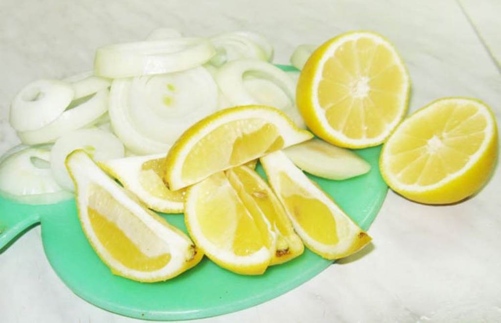 onion and lemon