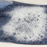 oil stains on jeans