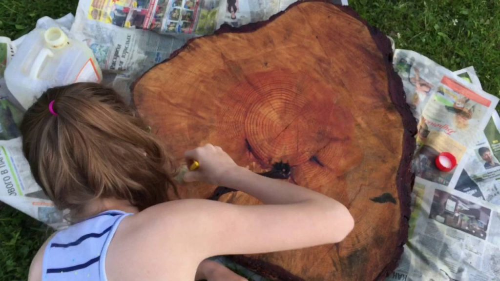 how to make a table from a saw cut