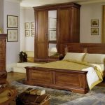 furniture made of wood in the bedroom