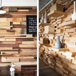 mur de meubles en bois