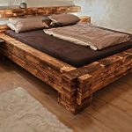 wood furniture bed large