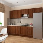 kitchen dark walnut