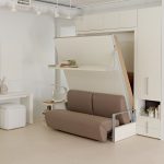 furniture in a studio apartment