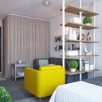 furniture in a studio apartment design ideas