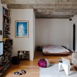 meubles dans un studio idées de design d'appartement