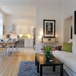 furniture in a studio apartment design