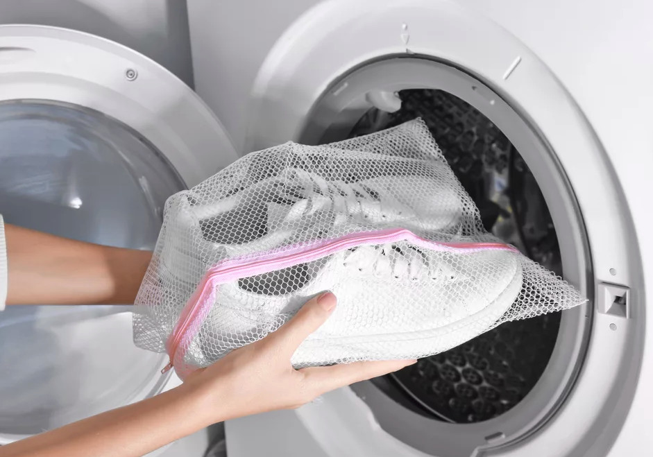 shoe washing bag