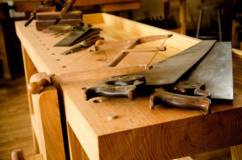 set of carpentry tools