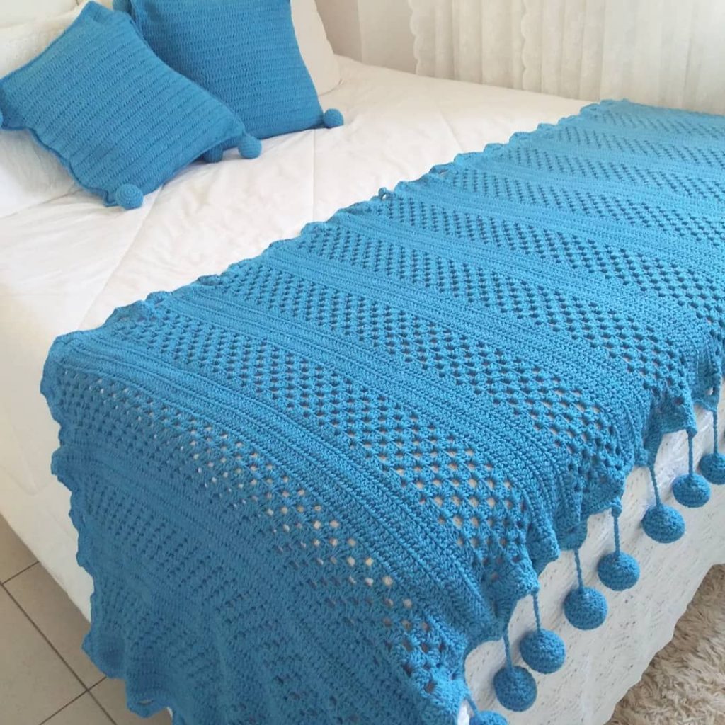 small crochet blanket