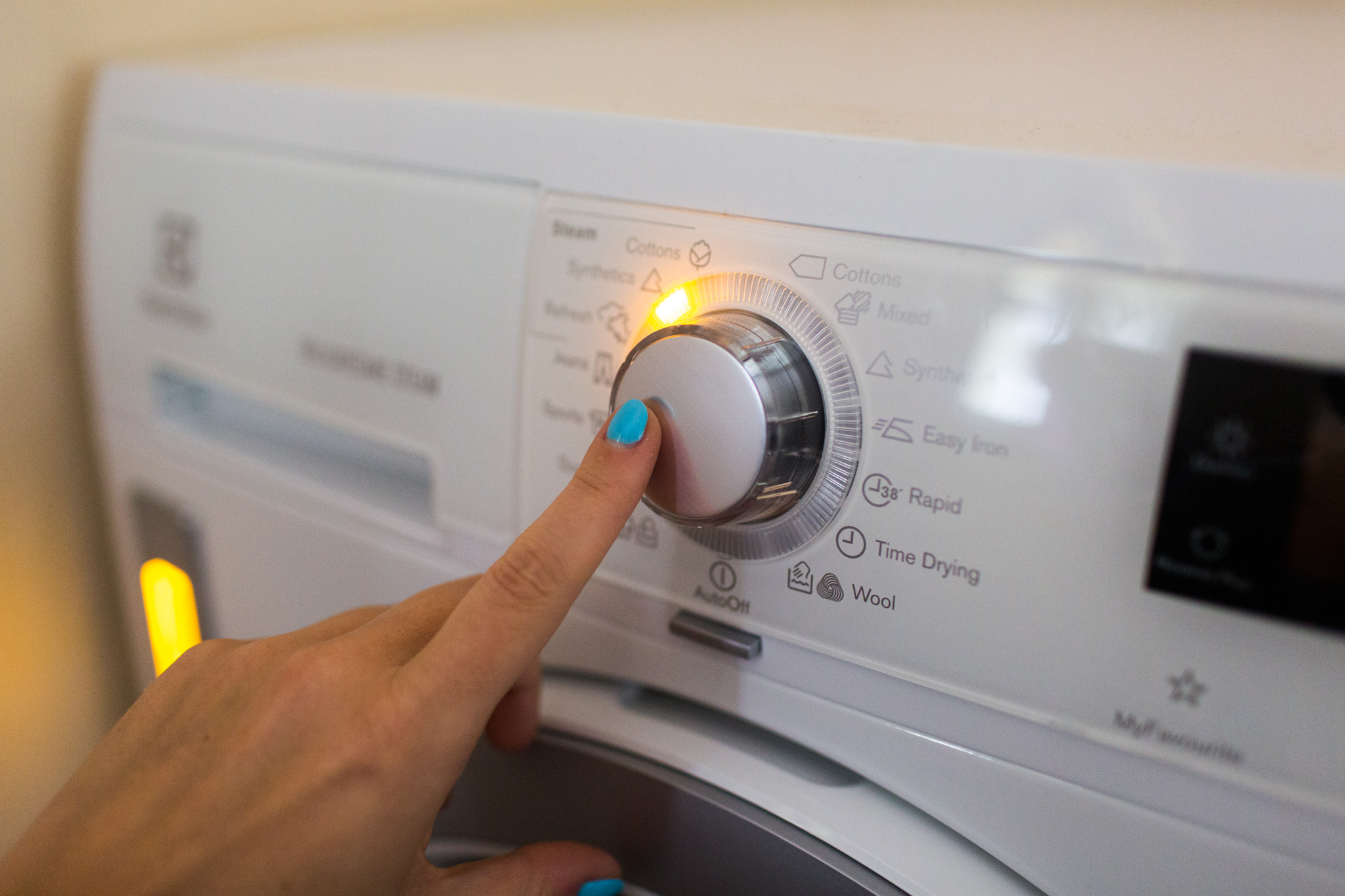 washing machine control symbols