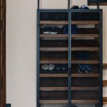 shoe rack in the hallway decor photo