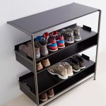 shoe rack in the hallway design options