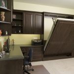 folding bed built into the wardrobe photo decoration