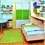 folding bed built into the wardrobe design ideas