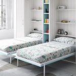 folding bed built into the wardrobe options ideas