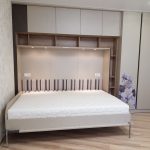 folding bed built into the wardrobe types of design