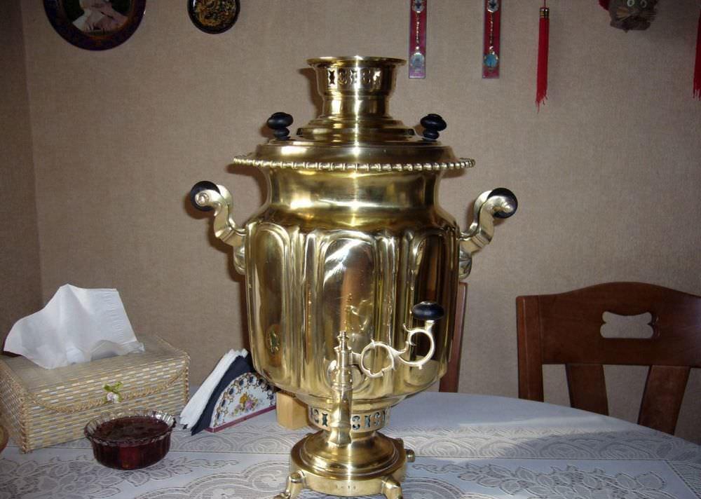 polished samovar