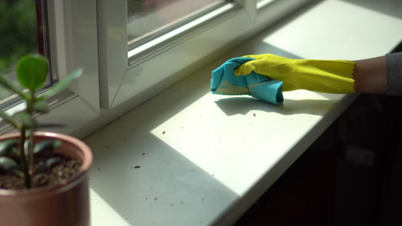 plastic window sill photo