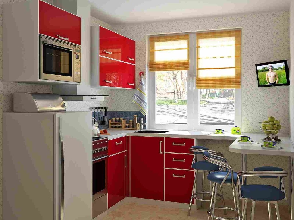 window sill with wardrobes