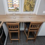 window sill-table top with two chairs