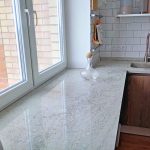 marble-effect window sill