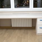 countertop window sill with battery