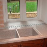 countertop window sill with sink