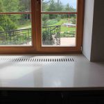 window sill-table top with holes