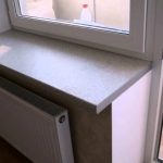 window sill-table-top gray