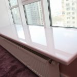 window sill-table-top white plastic