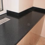 window sill-table-top black with ventilation