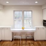 table-top window sill with side tables