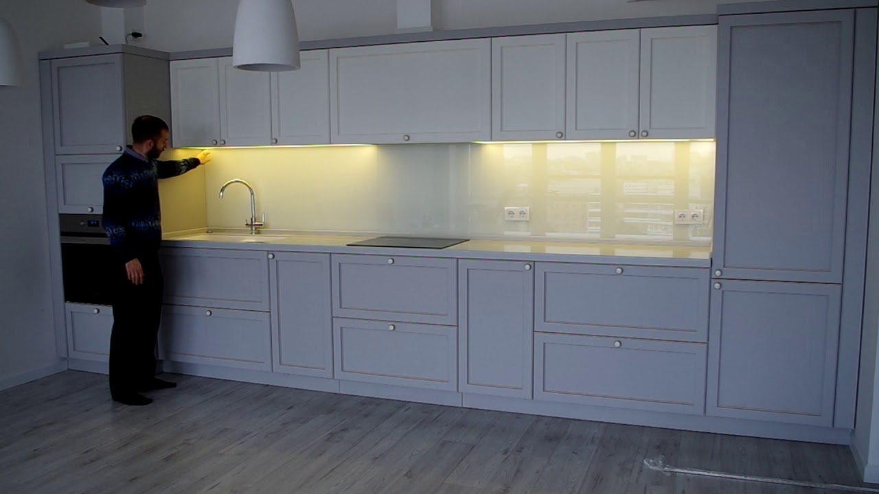 installation of kitchen lighting