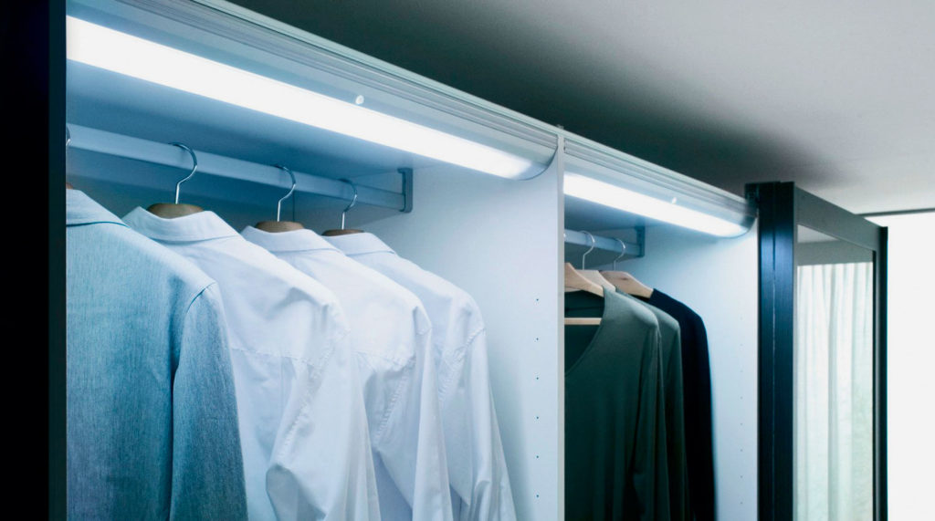 luminescent wardrobe lighting