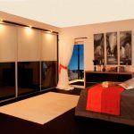 lighting wardrobe sliding door decoration