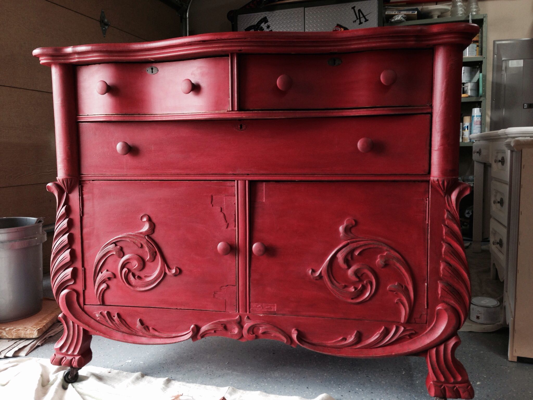 dyeing the dresser