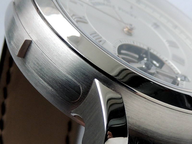 polishing steel watch