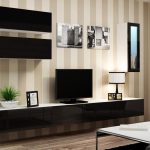 TV shelf black