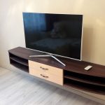 compact TV shelf