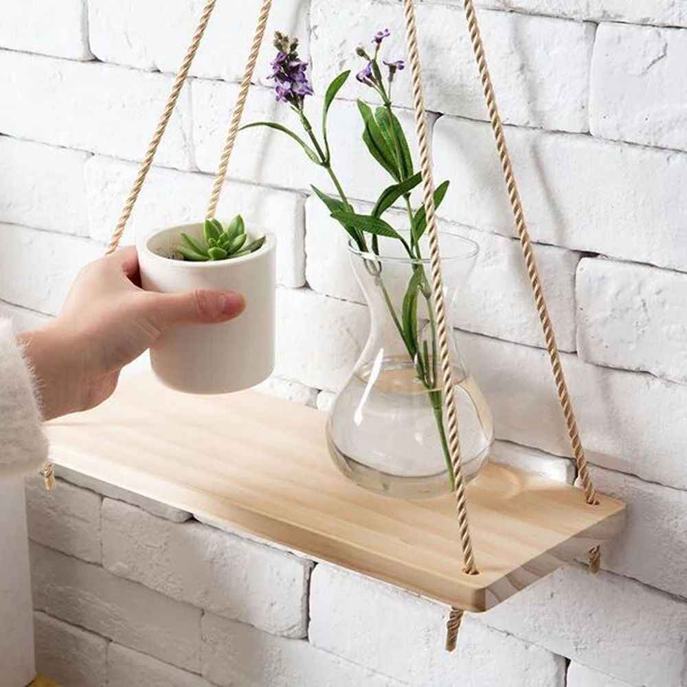 hanging flower shelves