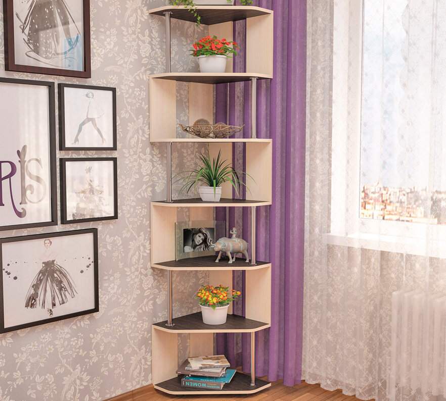 corner shelves for flowers