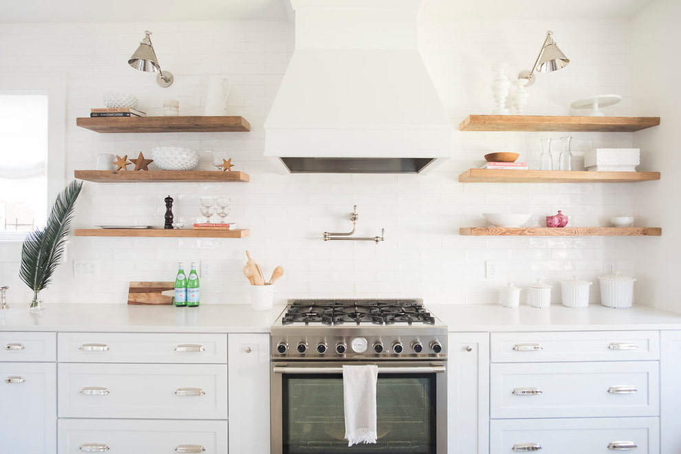 shelves for kitchen ideas photo