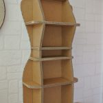 shelves and racks made of cardboard design ideas