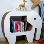 shelves and racks made of cardboard design ideas