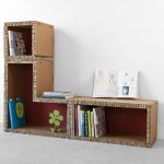 shelves and racks made of cardboard idea overview