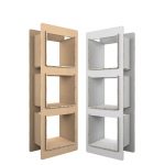 shelves and racks made of cardboard ideas overview